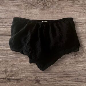 Aerie black crop top